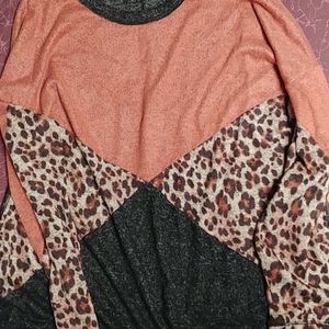 Women's leopard top